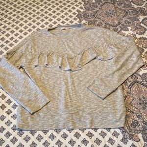 Ruffle sweater